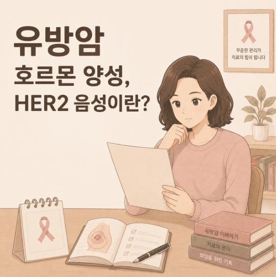 유방암 호르몬 양성 HER2(허투)음성이란? 재발률과 치료, 추적관리까지