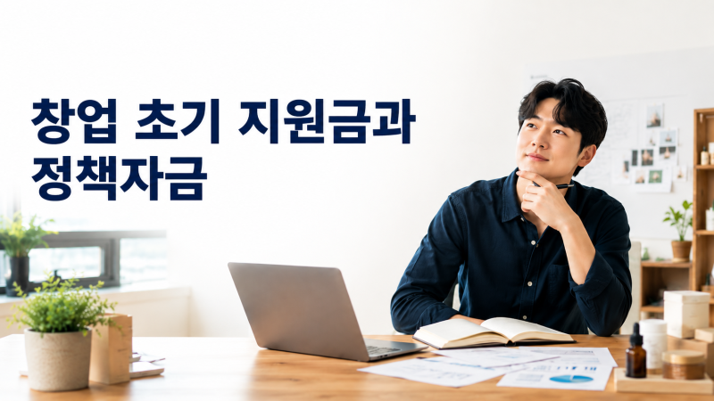 창업 초기 사업자가 받을 수 있는 정부지원금과 정책자금 종류
