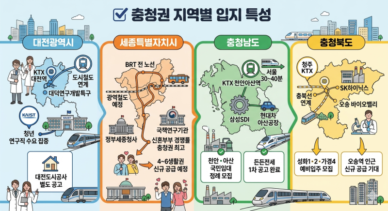 [충청권 공공임대] 2026년 충청권 공공임대주택 완벽 가이드 / 대전 ▪ 세종 ▪ 충남 ▪ 충북 ....