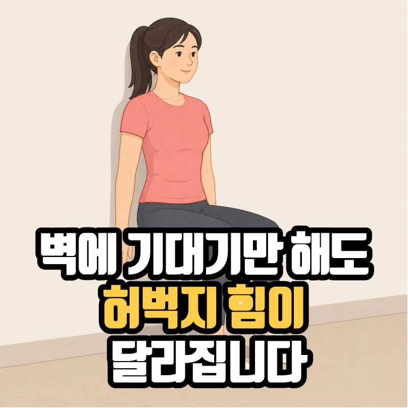 허벅지 근력 떨어졌다면 ‘이 운동’부터 시작하세요.. 하루 1분 벽 스쿼트가 몸에 주는 변화