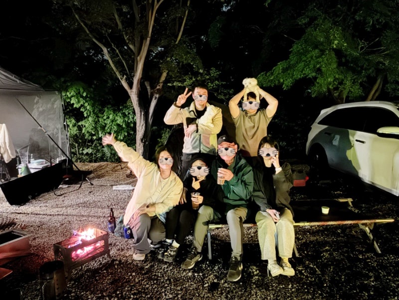 파주 산머루농원 캠핑장 애견동반 가능 산토끼 B1,B2 사이드 후기