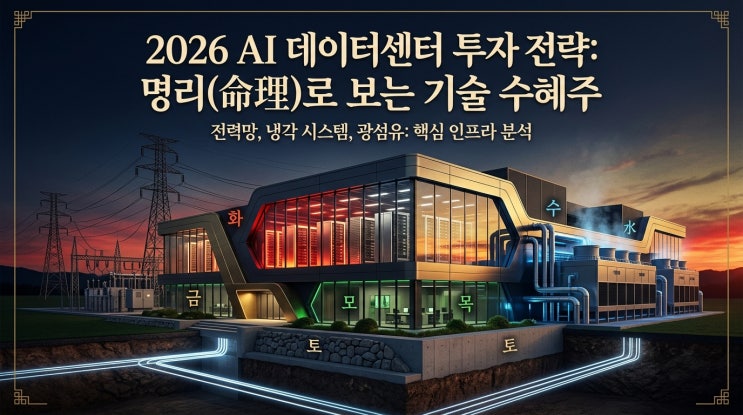  2026 AI 데이터센터 관련주 전망 병오년 화 기운으로 보는 전력 광통신 냉각 산업 흐름