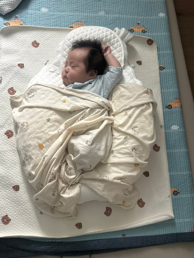 50일 라라스옆잠베개로 통잠 성공한 후기 (50일 통잠)