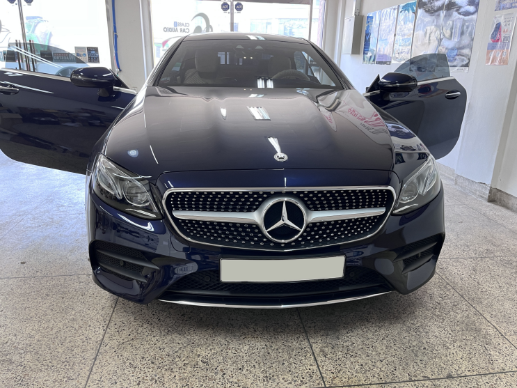  벤츠 E220d 쿠페 W213 스피커 업그레이드 수원｜저먼 마에스트로 MB4.2FR로 살린 순정 해상력
