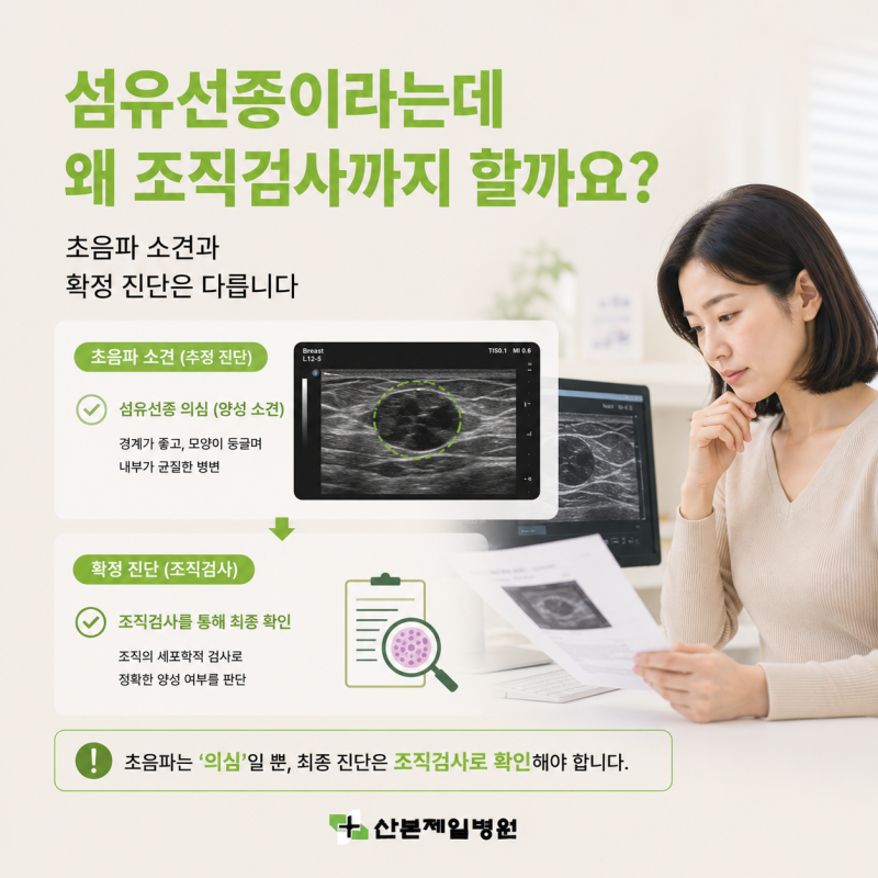 섬유선종 조직검사, 결과 나왔는데 제거해야 하는 경우 따로 있습니다