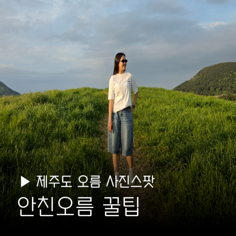 제주도 스냅사진 추천 안친오름 주차장 금액 포토스팟 후기 작가 사진 꿀팁 여행 성지
