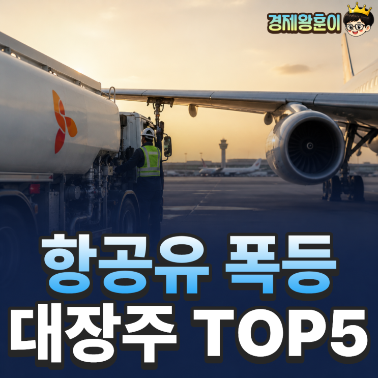  항공유 관련주 전망 2026 대장주 TOP5 완벽 정리