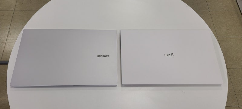 삼성 갤럭시북2프로 NT950XGK-KP72G vs LG그램 15Z90T-GA5CK 노트북 비교 신도림테크노마트 웰컴