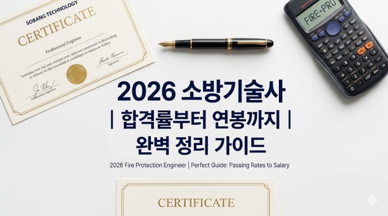 2026 소방기술사 합격률 응시자격 연봉 현실 하는 일 총정리