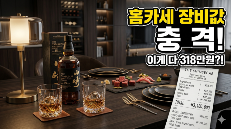  오마카세 끊고 식비 아꼈다? 2030 '홈카세 장비병' 통장 털리는 현실 순위