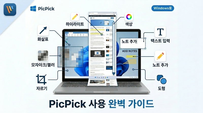 픽픽 사용법 총정리 스크롤 캡처부터 이미지 편집까지 한 번에 되는 이유