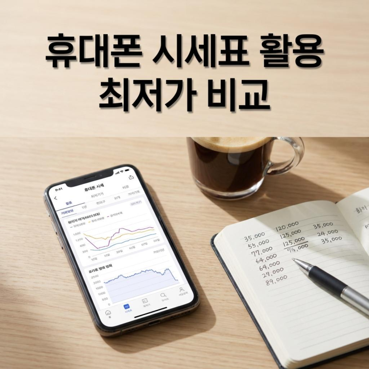  휴대폰 성지 후기 시세표 활용 및 최저가 비교하기