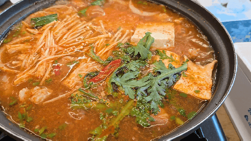 문경 가은 맛집 수정식당 약돌 족살찌개