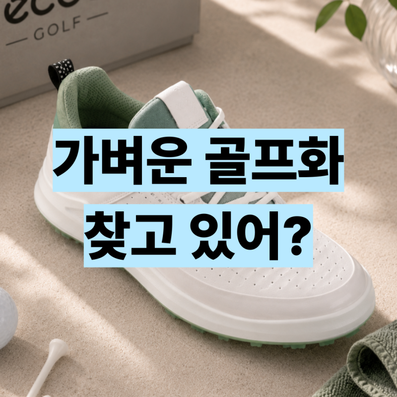 에코 골프화 남성 가벼운 경량 골프화 추천 요즘 시즌 딱