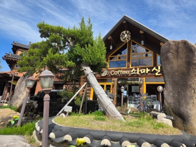[부산/철마]따뜻한 느낌 가득한 통나무 베이커리카페 쇠마실
