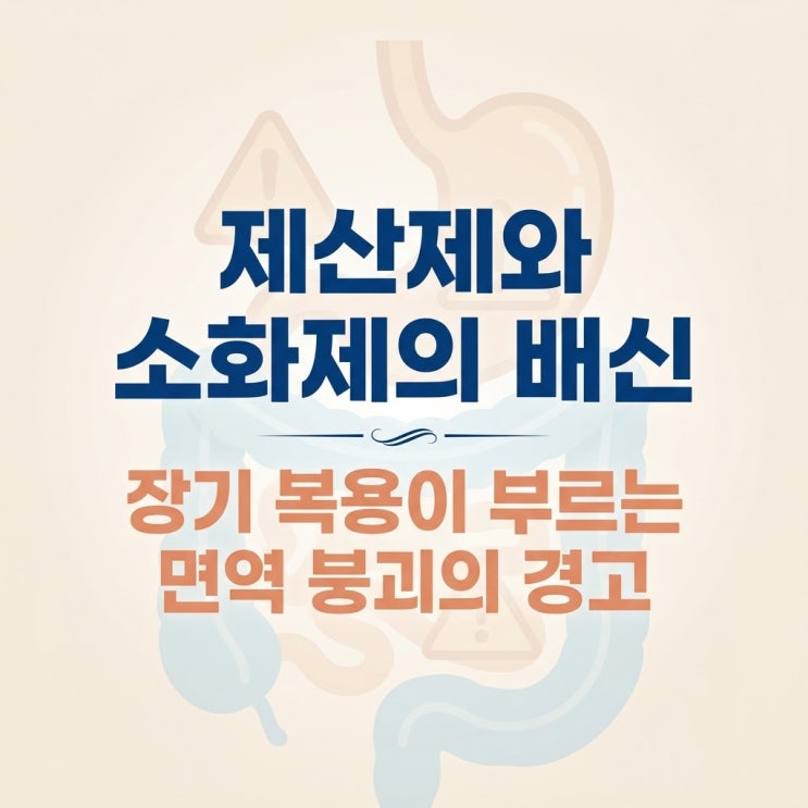  제산제 부작용, 넥시움 훼스탈 장기 복용 한계와 위장 면역 리모델링