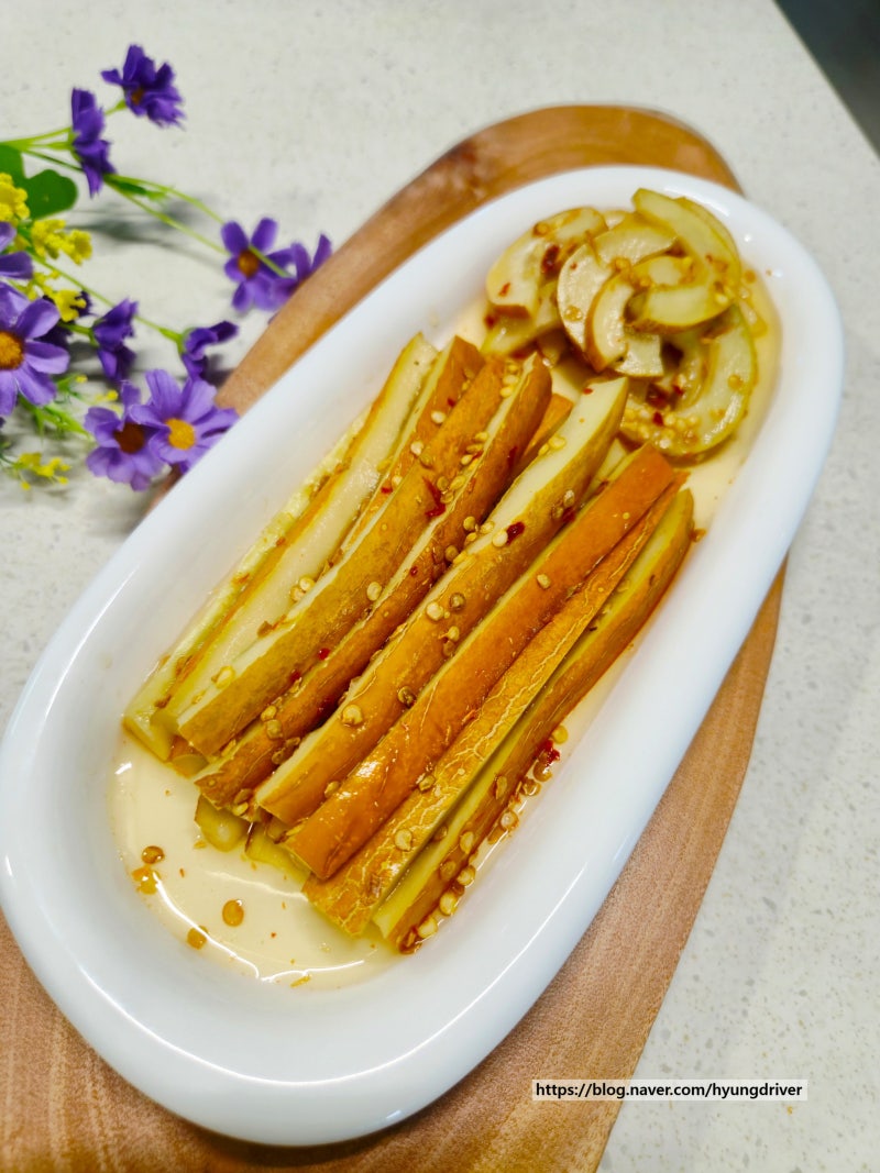 노각오이 장아찌 담그는 법 늙은 오이 소금 절임 레시피 저장반찬 만드는법