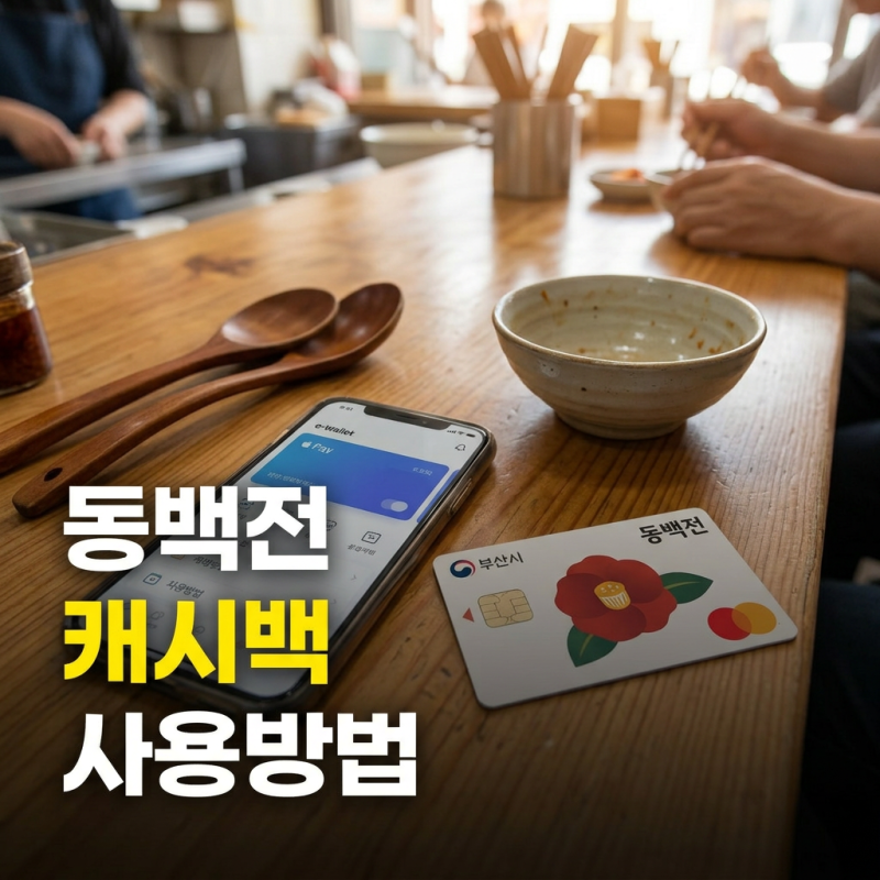 부산 동백전 캐시백 사용방법 환급 한도 환급일 기준