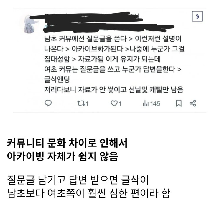  여초 게임들이 관련자료가 잘 안남는 이유.jpg