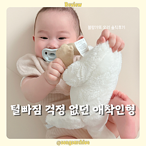 아기 애착인형 추천 | 블랑가또 오리 스몰 사용후기(내돈내산)