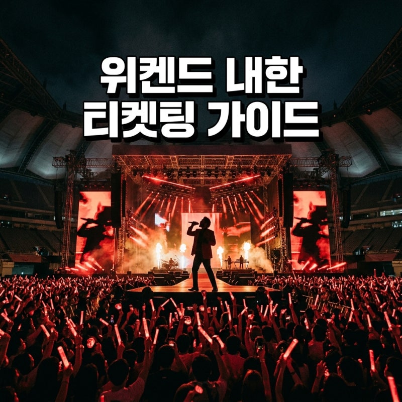 더위켄드 내한 2026 티켓팅 예매 일정 및 가격 현대카드 슈퍼콘서트 총정리