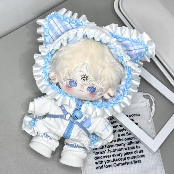  20cm 겨울잠 자는 고양이 세트 인형옷 아이돌인형옷