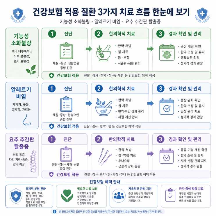  첩약건강보험: 소화불량·비염·허리디스크