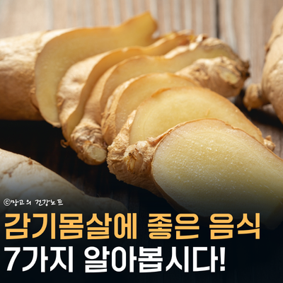 감기몸살에 좋은 음식 7가지 추천 회복방법까지 체크하세요!