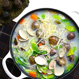 백합조개칼국수 만들기 끓이는법 백합조개 요리
