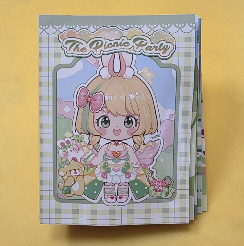다이소 DIY 스퀴시 북 만들기 피크닉 파티
