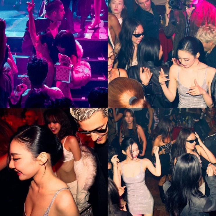 닝닝 멧갈라 애프터파티 패션 에스파 블랙핑크 친목
