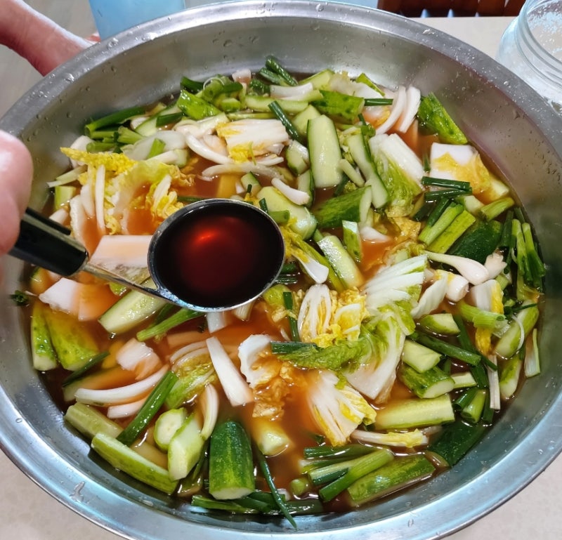 오이물김치 담그는법｜친정엄마 비법으로 끝까지 아삭한 오이물김치 황금레시피