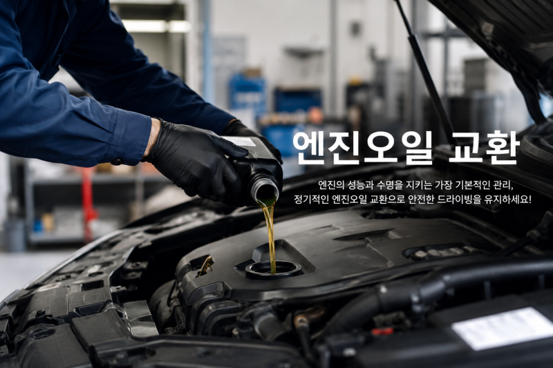 기아 오토큐 정비사가 알려드리는 엔진오일 순정유와 합성유 차이