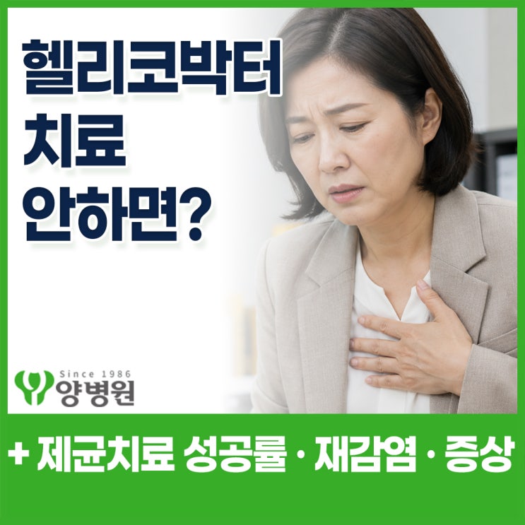  헬리코박터균 치료 안 하면? 없애는 방법 – 제균치료 성공률과 재감염 가능성 | 길동역 위내시경