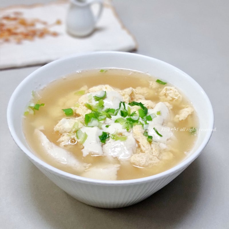 간단한 순두부 요리 맑은 순두부 계란탕 레시피