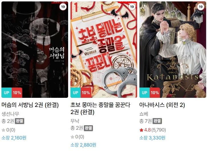  BL소설 신간) 26년 5월 11~12일 신간