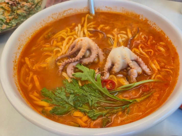  내돈내산 11. 북수원 칼국수 맛집 산미당칼국수(이제 리트리버를 곁들인...)