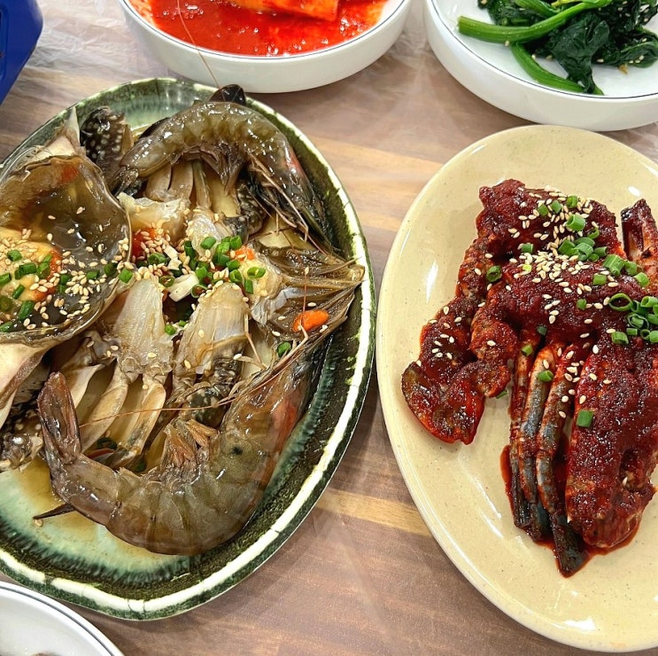 태안 국제원예치유박람회 꽃지해수욕장 맛집 꽃게집시골밥상 게국지 2인 세트