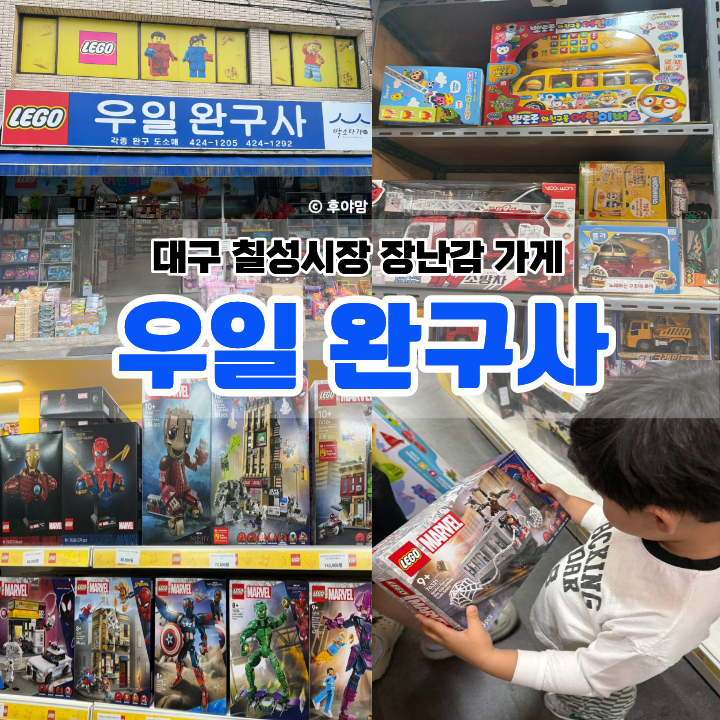 대구 칠성시장 장난감 가게 우일완구사, 5세 남아 대만족 후기
