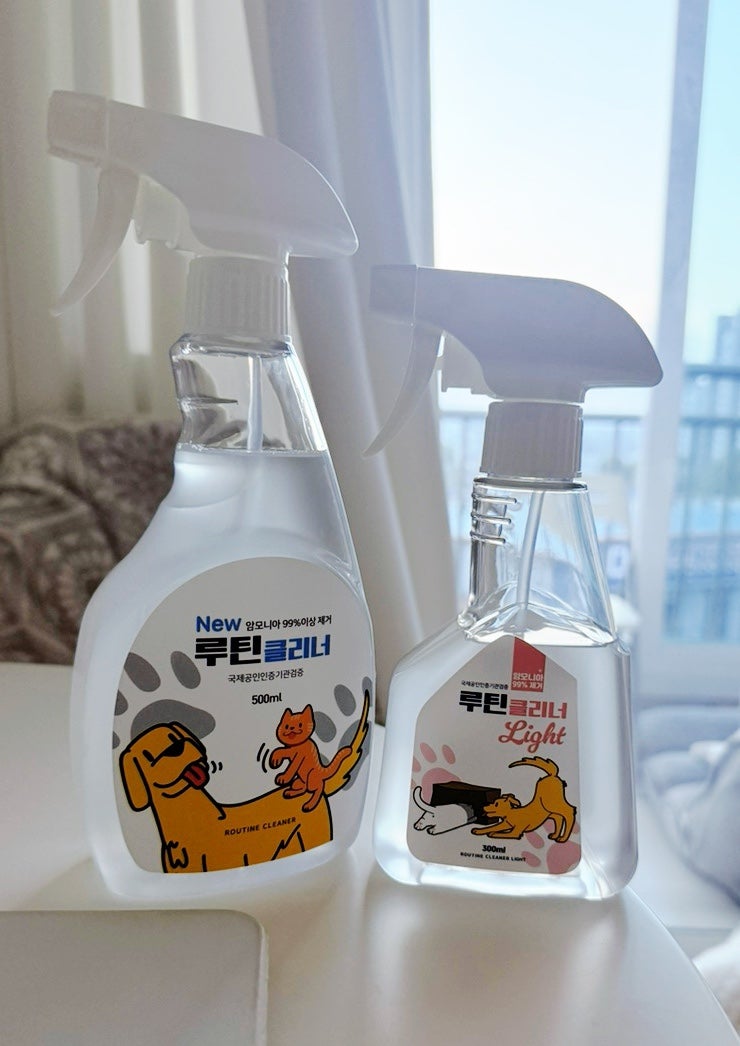 루틴클리너 고양이 대소변 오줌냄새 비린내제거 탈취제