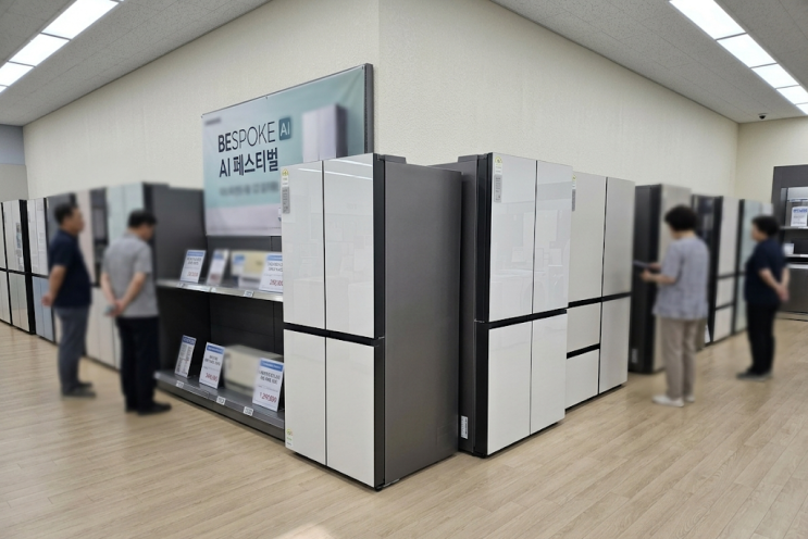  삼성 냉장고 4도어 키친핏 640L? 용량 고민 끝에 내린 결정
