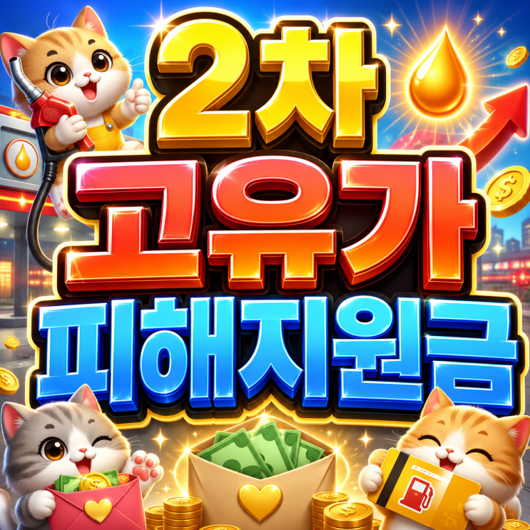  2026 고유가 피해지원금 2차! 최대 25만원 지급 대상과 신청 방법은!?