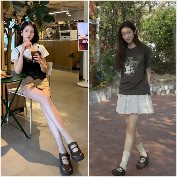 셀럽들도 다 신는 휠라 메리제인 운동화 뭔데? 장다아, 한소희, 김나영, 차정원 패션까지
