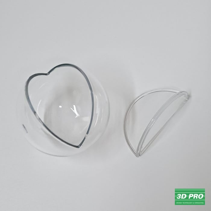  투명 3D프린팅 원구 모형 제작 출력