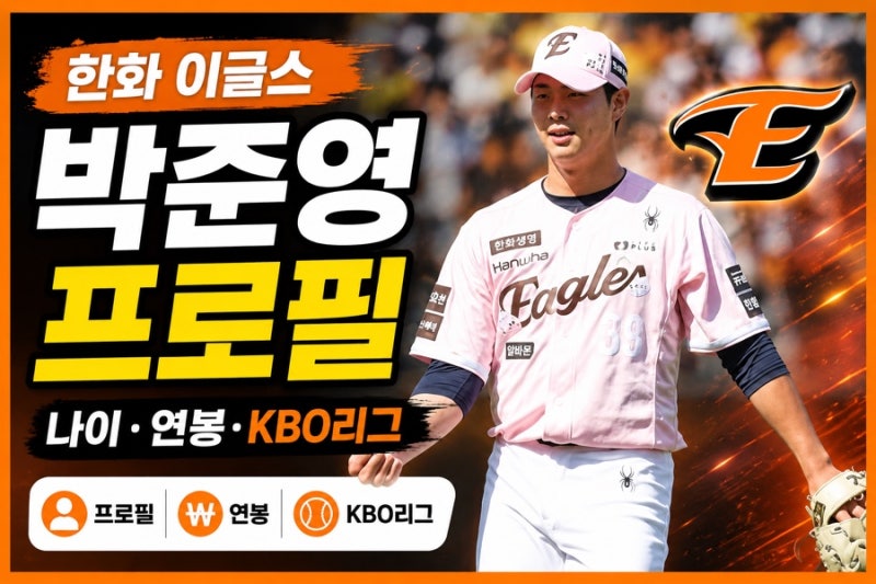 한화 이글스 박준영 프로필 나이 연봉 KBO리그