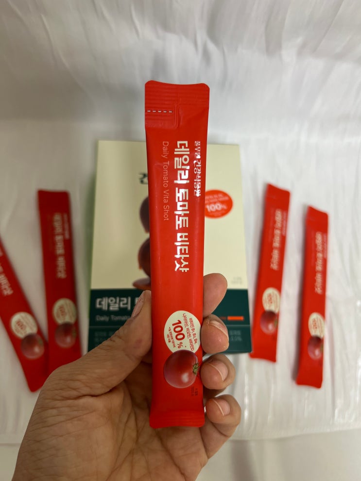  풀무원 데일리 토마토 비타샷 토마토즙 추천 올토샷으로 아침 루틴 시작