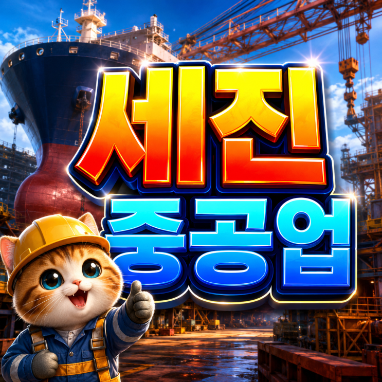  2026 세진중공업 조선기자재주 핵심 이벤트와 친환경 선박 탱크 수혜까지!?