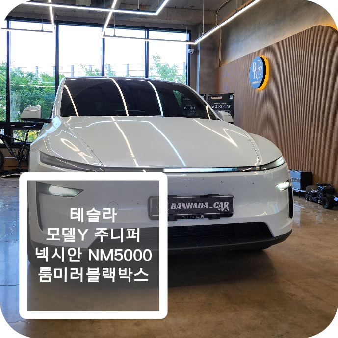 모델Y 오너들이 가장 많이 찾는 룸미러 블랙박스! 넥시안 NM5000 시공