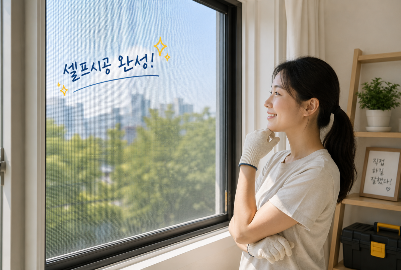 봄맞이 미세먼지 차단! 누구나 할 수 있는 미세먼지 방충망 셀프 교체 설치 가이드