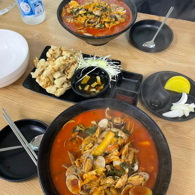 인천 구월동 짬뽕 맛집 정아각 구월점 놀라운토요일 바지락짬뽕 탕수육 찐후기